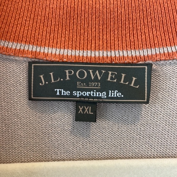 J.L. Powell Quarter Zip Sweater XXL - Picture 2 of 4